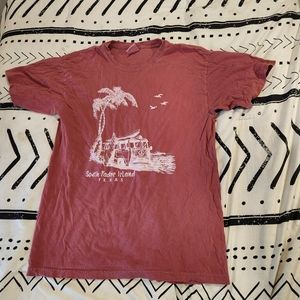 Pink south Padre T shirt. Large.
